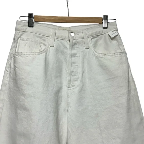 Favorite Daughter The Otto High Rise Boyfriend Jeans In Whistler White NWT - Picture 4 of 12